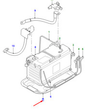 JAGUAR F-TYPE Coupé X152 Bac de déflecteur de batterie T2R23599 NEUF ORIGINE