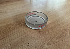 Dewar's Scotch Whisky Ashtray frosted glass
