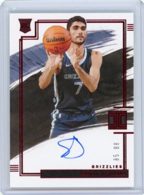 2021-22 Panini Impeccable Basketball Asia Red Rookie Auto #RA-SAl 