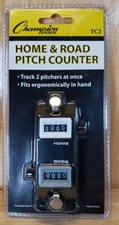 Champion Dual Pitch Counter Baseball Softball Track 2 Pitchers Home/Road NEW