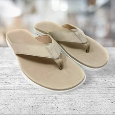 Peter Millar Crown Hyperlight Slide Nubuck Flip Flop Sandals Men’s Size 8