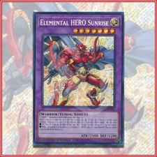 YuGiOh Elemental HERO Sunrise LDS3-EN104 | SECRET RARE▪️ LIMITED EDITION