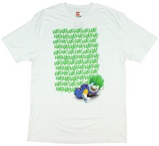 Lego Batman Hombre El Guasón Ha! Ha! Camisa Haha Ha Blanca Nueva Con Etiquetas Pequeña
