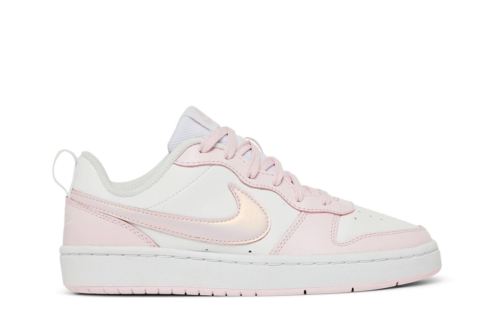 Детская обувь Nike Court Borough Low 2 SE GS с бело-розовой пеной DQ0492-100