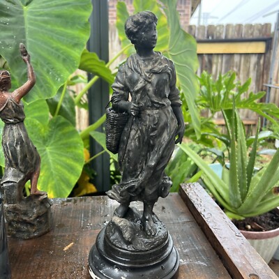 Regulus By Victor Rousseau 1910 Listed On French Depart De Peche 14.5 h Spelter