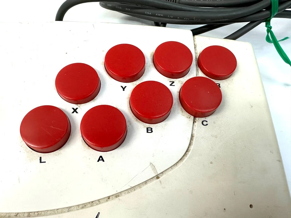 SEGA SATURN ASCII FIGHTER STICK CONTROLER X ZERO 2 ASC-0602C JAPAN - Image 4 of 4