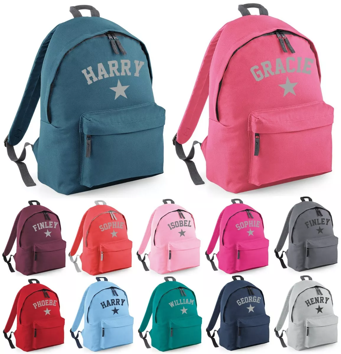 Personalised sales backpack adults