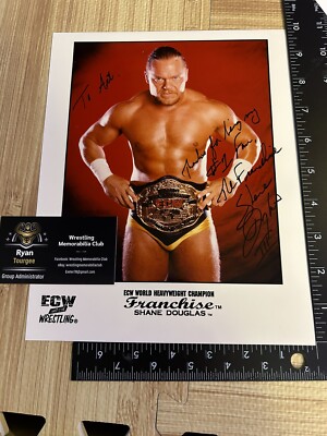 ECWプロレスカード シェーン・ダグラス Shane Douglas Signed Original