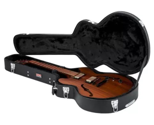 Gator Cases GWE-335 Hard Shell Wood Case for Semi-Hollow Guitars - Open Box