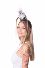 Adult Womens Rat Mouse Head Hat Headband - Mens Teens Headwear Mouse Costume ...