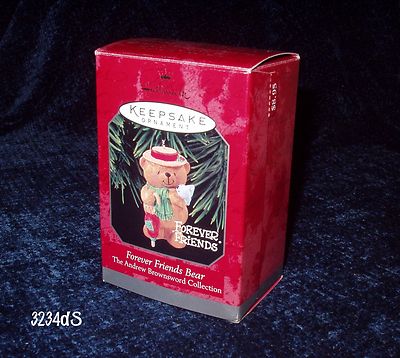 New 1998 Hallmark FOREVER Friends BEAR Andrew Brownsword Collection Ornament
