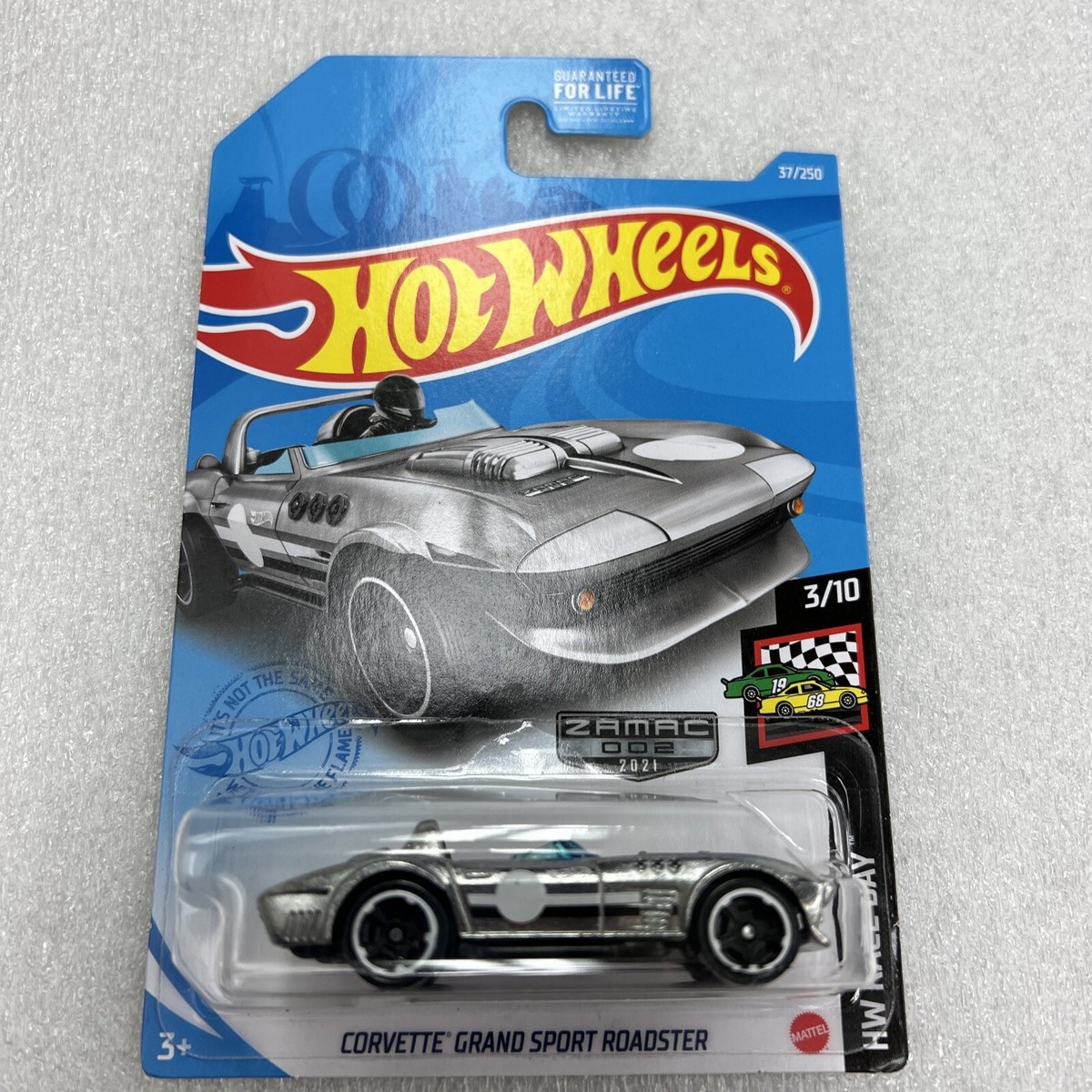 2021 Hot Wheels #37 Hw Race Day Corvette Grand Sport Roadster