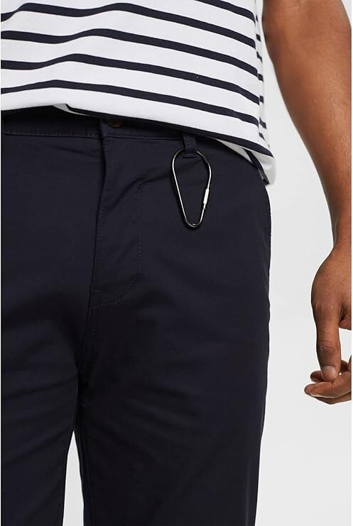 ESPRIT Mens Bermuda Shorts W30 Navy Chino Fit RRP £29 image 3