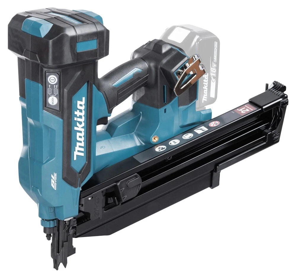 Pistola Chiodatrice A Batteria Compatibile Makita 18V, 2 In 1 Per Chiodi E Graffette, Include 2000 Chiodi