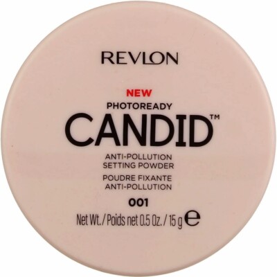 NEW Revlon Candid Setting Powder, PhotoReady Candid 001 Anti-Pollution, 0.5 Oz