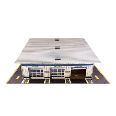 1 64 Scale Slot Car HO Pit Stop Garage Photo Real Building 1 64 Scale Slot Car HO Pit Stop Garage Photo Real Building