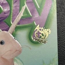 J101c Ty Beanie Babies Artist's Proof 1999 #144 Swirly The Snail Series 3