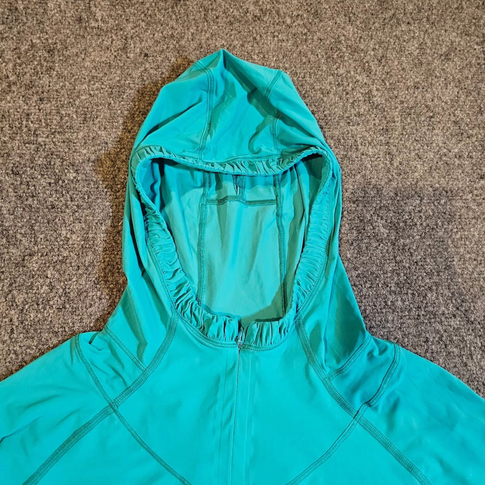 lululemon water bound 1/4 zip upf 50 long sleeve ruffle shirt