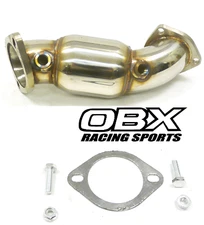 OBX resonator pipe  10-12 fits Hyundai Genesis Coupe 2.0T 3.0"