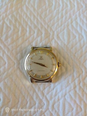 Omega Seamaster Coffin Hour Markers 14k Gold Filled 34mm Caliber 500 Automatic 