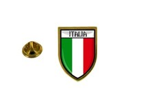 spilla pin pin's spille spilletta bandiera badge stemma italia