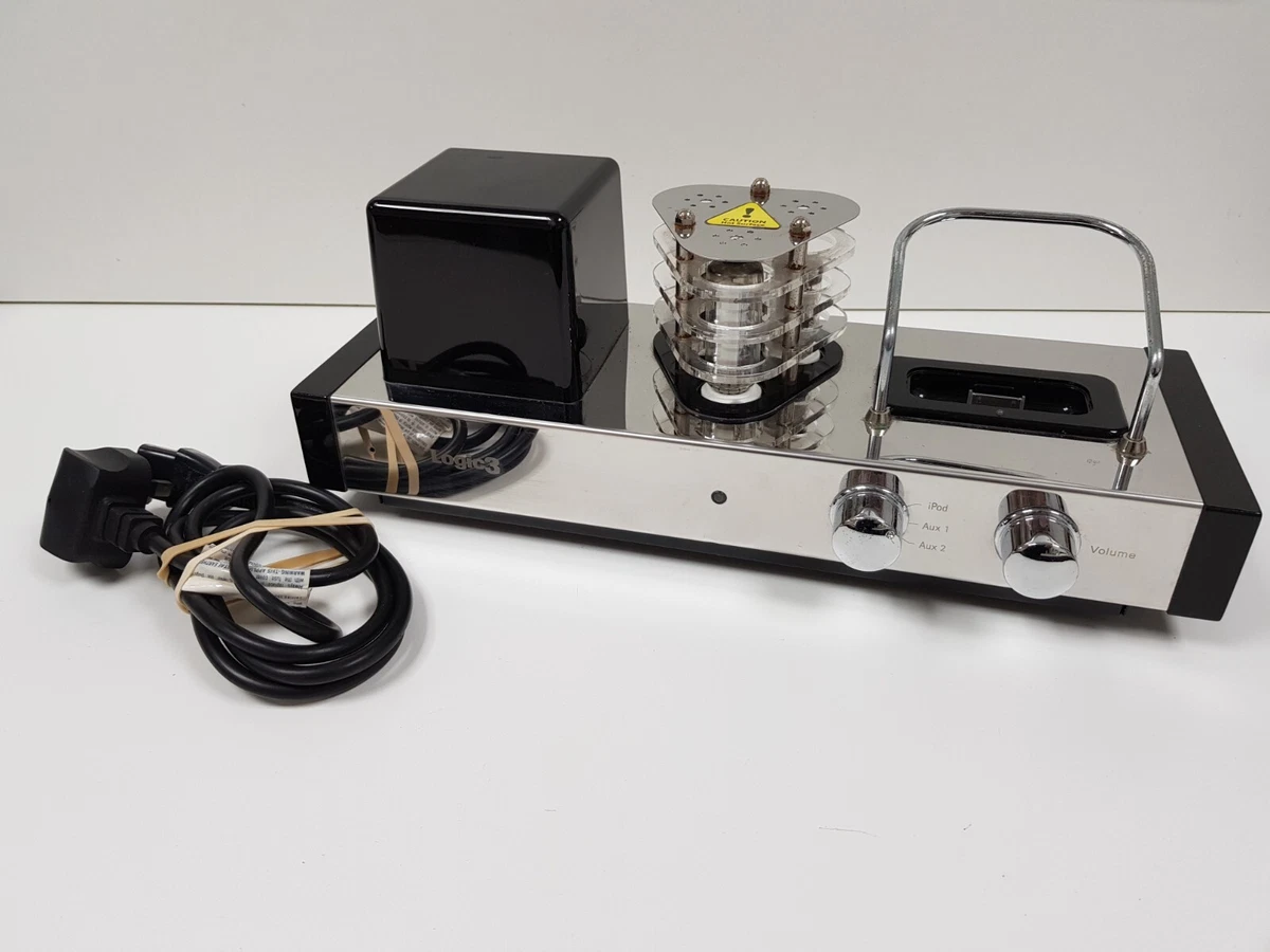 Logic3 Very Rare valve amplifier ipod dock with aux transistor tube  collectors | eBay