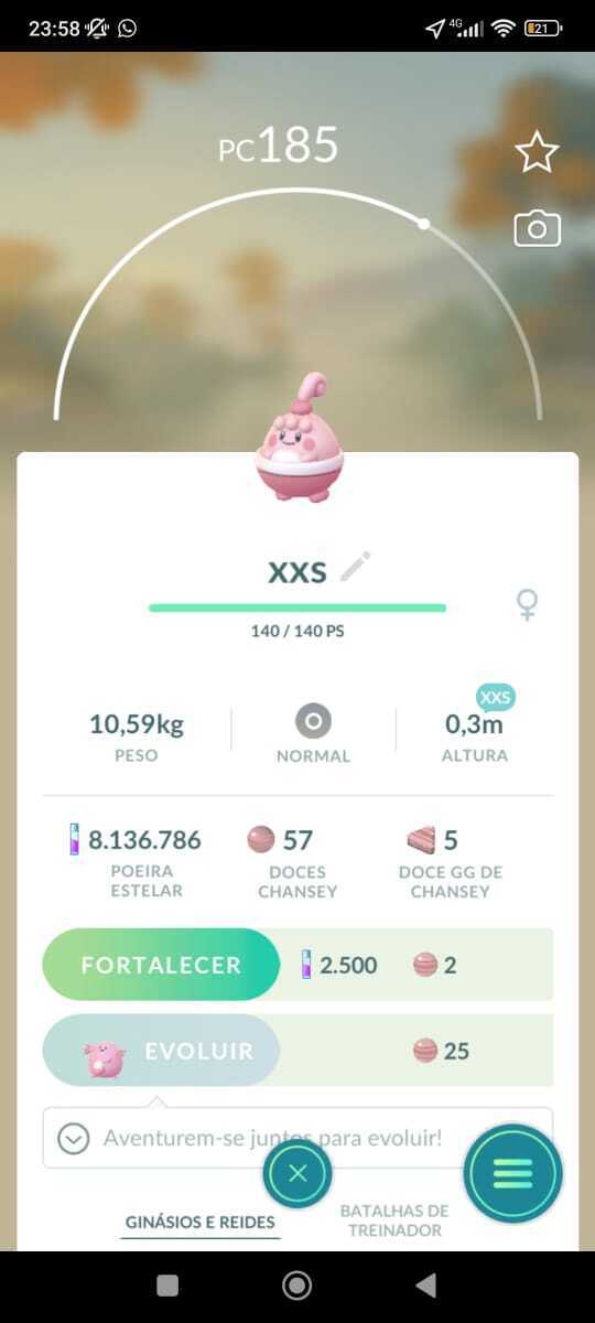 Pokémon Go Trade Rare XXS - XXL (Showcase)