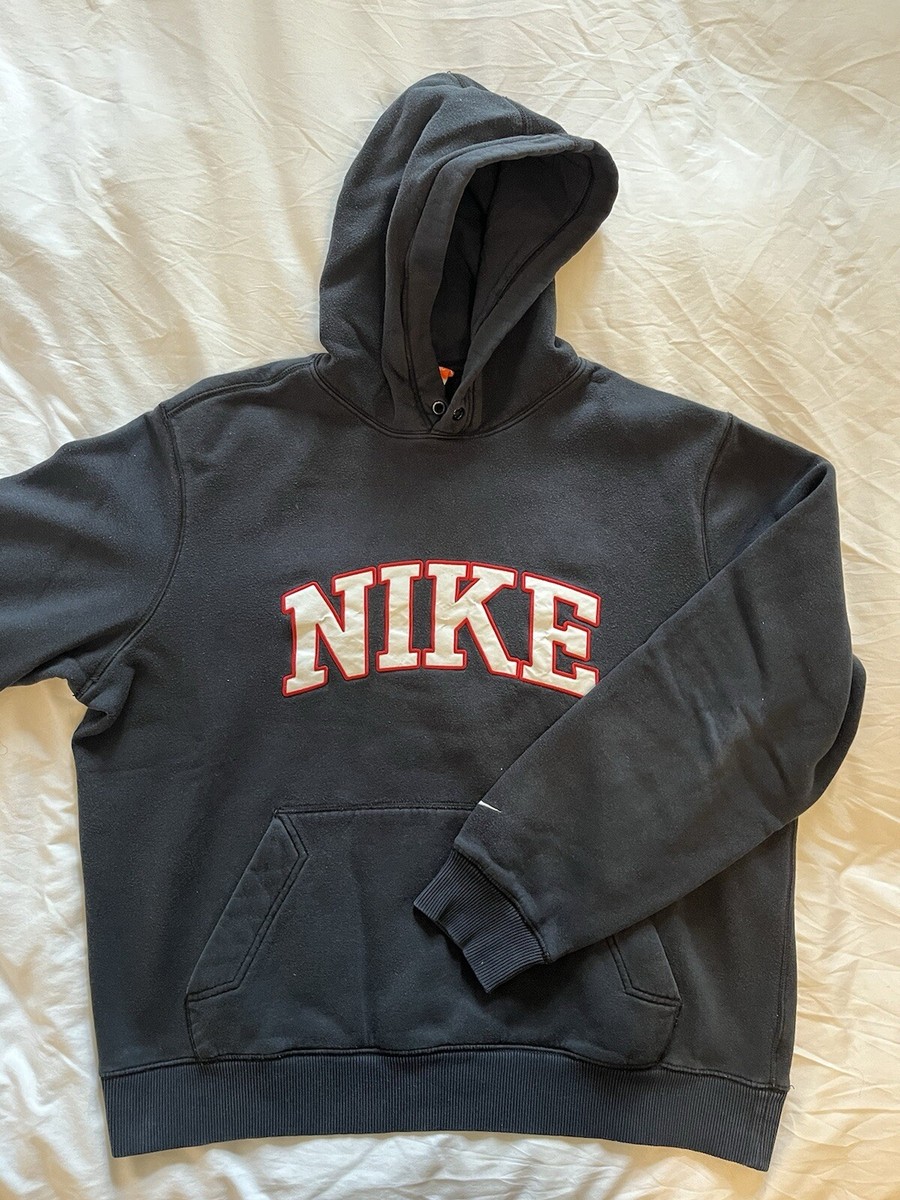 nike black vintage hoodie