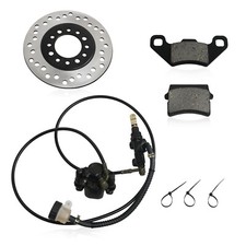 Hydraulic Rear Disc Brake Caliper System Disk Rotor Pads for Quad Wheel ATV