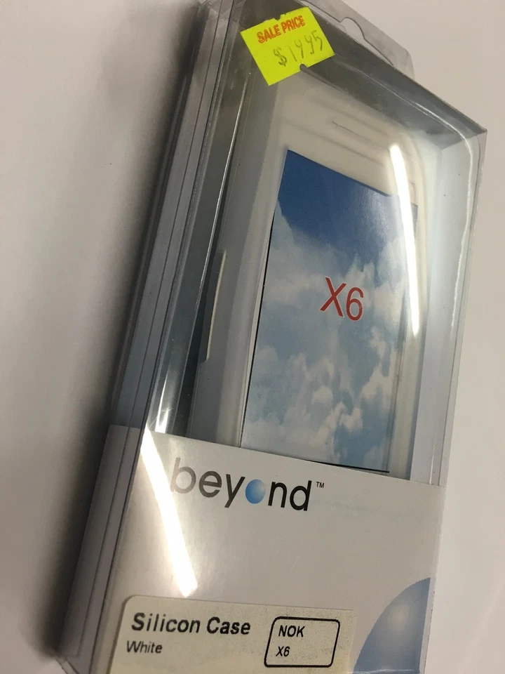 Nokia X6 Funda Silicona Blanca LTS-NOKX6 Nueva Precintada en su Embalaje Original Foto 2 de 3