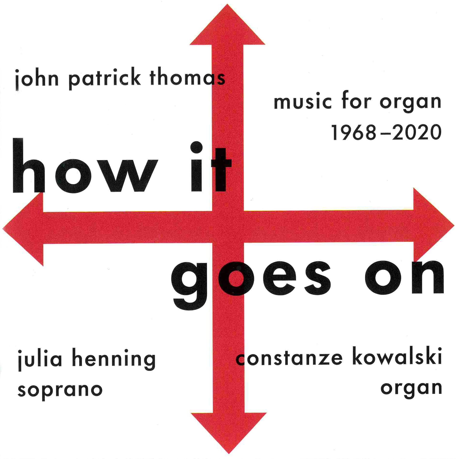 John Patrick Thomas How It Goes on (CD)