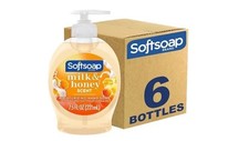 2 Pack Softsoap Moisturizing Liquid Hand Soap Milk  Honey, 7.5 fl oz 12 total 
