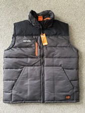 Scruffs Water Resistant Body Warmer. Charcoal Black Size L