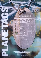 MOTOART PLANETAGS USAF FAIRCHILD C-82 PACKET (44-22991) DUAL COLOR RIVET #495