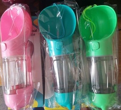Portable 4-in-1 Pet Water Bottle   The Ultimate Travel Solution!  