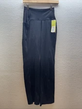 All in Motion Womens Solid Black Brushed Sculpt Curvy High Rise Pant Size XS NEW