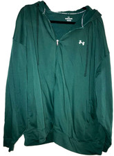 Under Armour Zip-up Hooded Sweatshirt Green Size 2X. New-without-tags