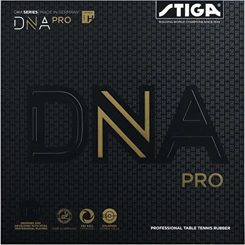 STIGA Table Tennis Rubber Tension Type Back Soft DNA Pro H Black Thick