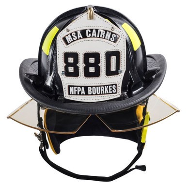 MSA Cairns 880 Chicago Style Fire Helmet Traditional NFPA Standard