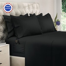 King Size Sheets Set 6 pcs Cooling Bed up to 21 Deep Pocket DREAMCARE 2500