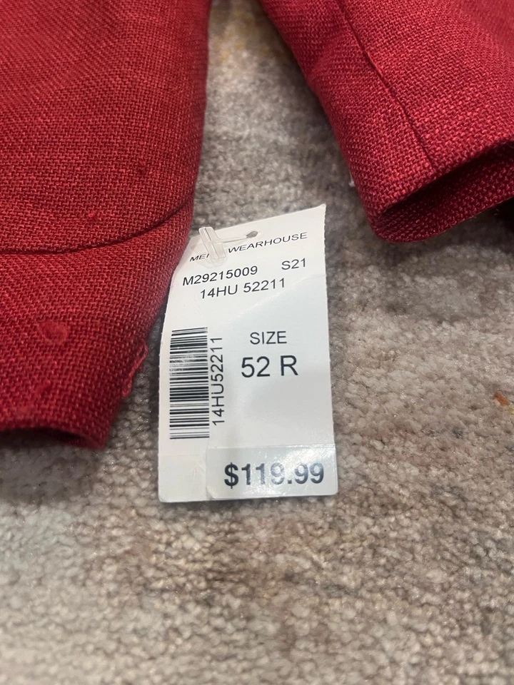 Abrigo deportivo elástico activo ajuste moderno para hombre Nautica rojo Jensen 52R nuevo con etiquetas Foto 3 de 4