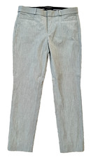 Banana Republic Light Gray Cotton Blend Dress Pants Sloan Curvy Fit Straight 4