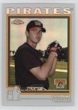 2004 Topps Chrome Refractor Zach Duke #220 hg6