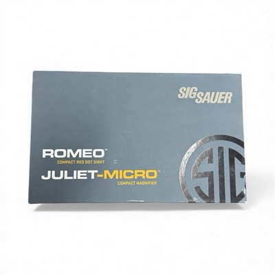 Sig Sauer Romeo-MSR Combo 1x20mm Red Dot JULIET3-MICRO Magnifier SORJ72001
