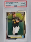 💎🔥 2024 Bowman Chrome Paul Skenes Rookie PSA 10 Pittsburgh Pirates🔥💎
