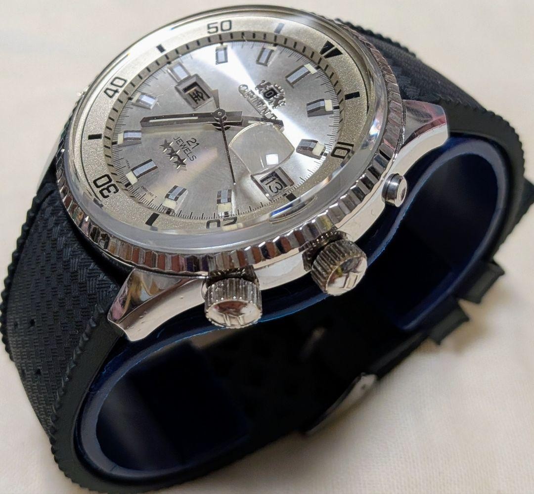 Orient Kingmaster Automatic Watch 42mm Silver Use… - image 5