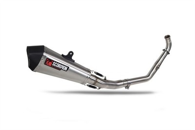Scorpion Auspuff Serket Komplettanlage Edelstahl Yamaha MT 125 2019 - 2020