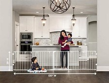 Regalo 130 Super Wide Baby Gate Play Yard 2-in-1 w/ Bonus Wall Mounts