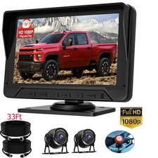 Backup Camera Easy Setup Plug-Play HD 1080P 7" Monitor backup camera for SUV