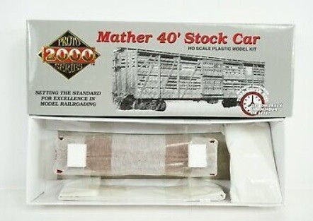 Kit de coche Life Like 30944 escala HO Proto 2000 C&NW de una sola cubierta Mather 40"""" Stock | Zustand: New